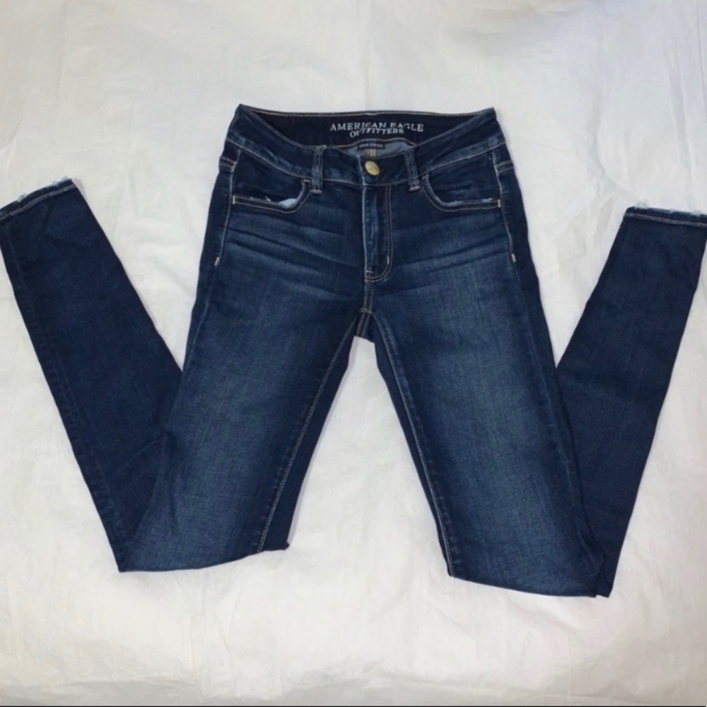 AMERICAN EAGLE jegging jeans long super stretch